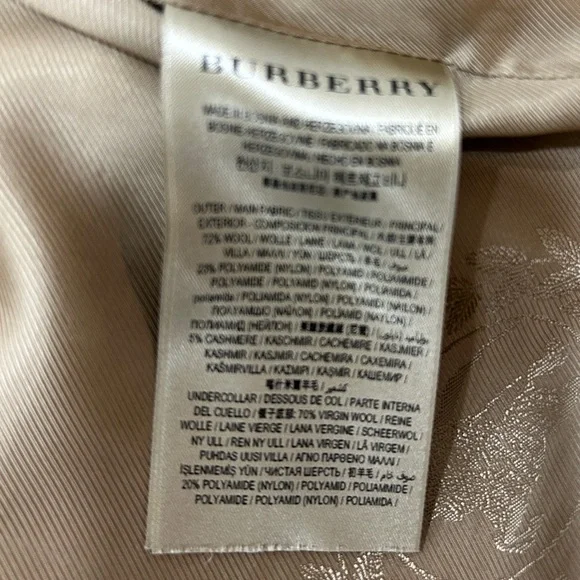 Burberry wool coat - Picture 5 of 8